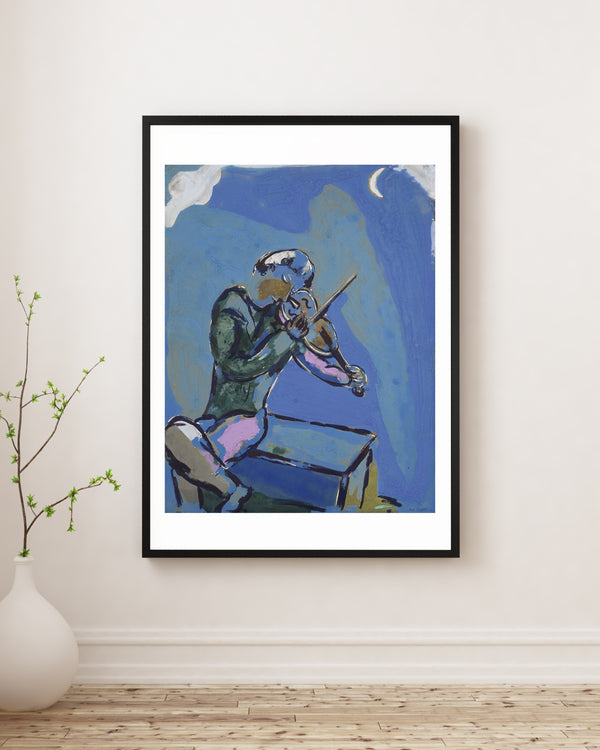 Marc Chagall - Mavi Kemancı