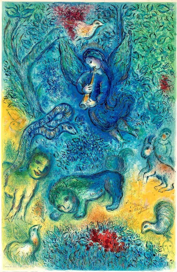 Marc Chagall - Sihirli Flüt Fine Art Baskı