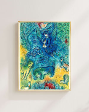 Marc Chagall - Sihirli Flüt Fine Art Baskı