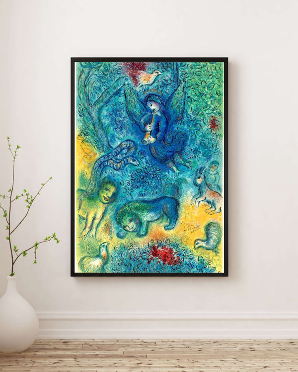 Marc Chagall - Sihirli Flüt Fine Art Baskı