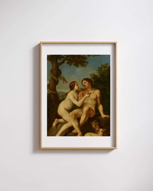 Marcantonio Franceschini - Âdem ve Havva fine art baskı