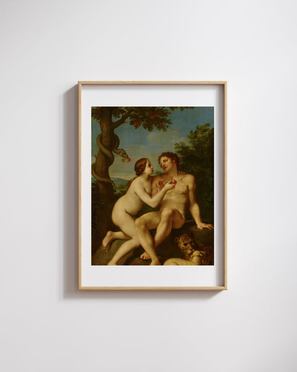 Marcantonio Franceschini - Âdem ve Havva fine art baskı
