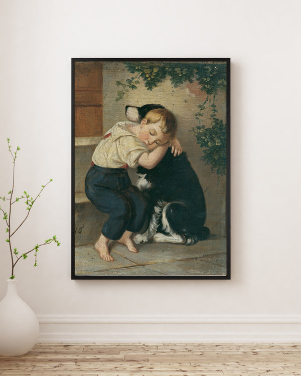 Maria Theresia von Österreich-Este - Köpekli Erkek Çocuk