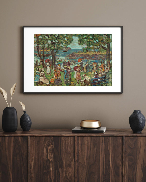 Maurice Prendergast - Salem Koyu Çerçeve