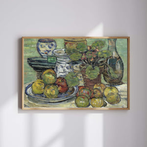 Maurice Prendergast - Elmalı Natürmort Fine Art Baskı