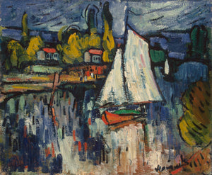Maurice de Vlaminck - Seine Nehri Manzarası Tablo