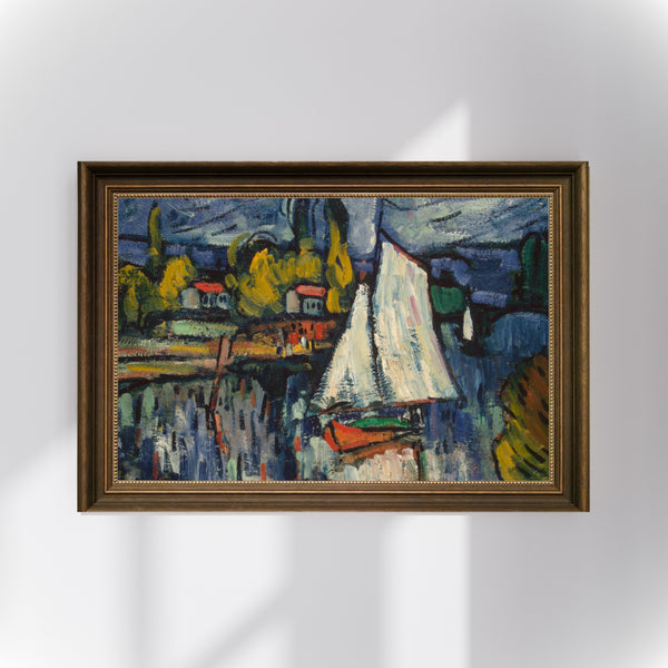 Maurice de Vlaminck - Seine Nehri Manzarası Poster