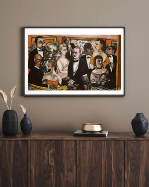 Max Beckmann - Paris Topluluğu fine art baskı
