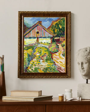 Max Pechstein - Kuron Dili’nde Ev Fine Art Baskı