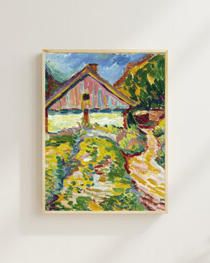 Max Pechstein - Kuron Dili’nde Ev Fine Art Baskı