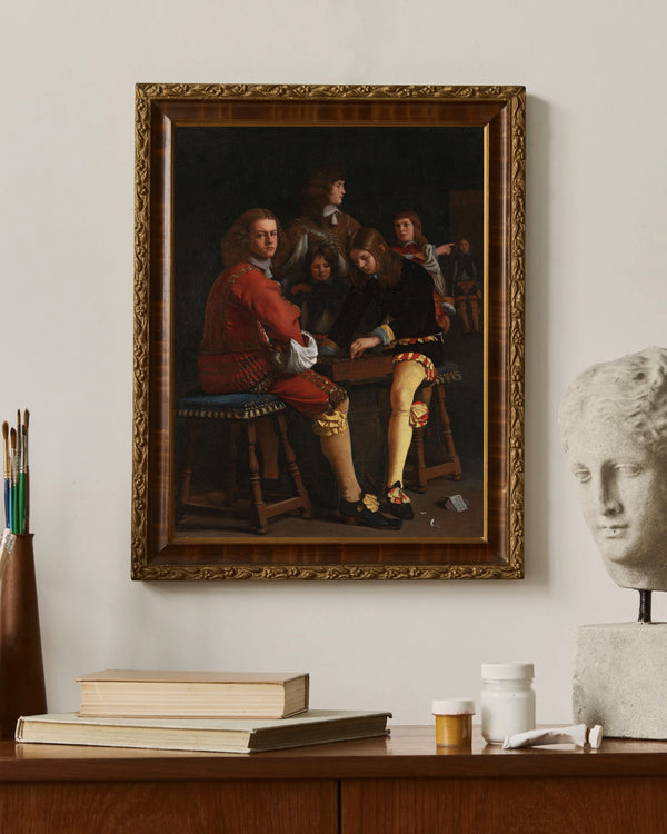 Michael Sweerts - Dama Oyuncuları çerçeve