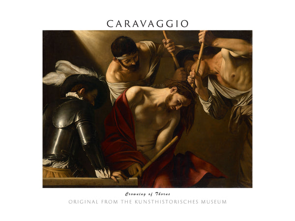 Michelangelo Merisi Caravaggio - Dikenli Taç Giydirilmesi fine art baskı