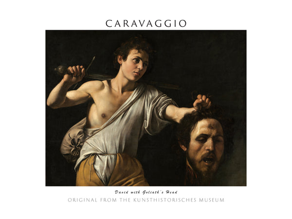 Michelangelo Merisi Caravaggio - Golyat’ın Kafasıyla Davut fine art baskı