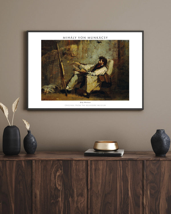 Mihály von Munkácsy-Otoportre