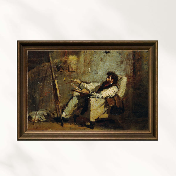 Mihály von Munkácsy - Otoportre