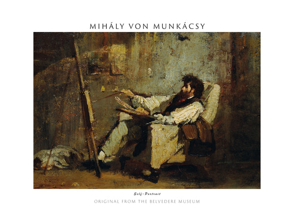 Mihály von Munkácsy-Otoportre