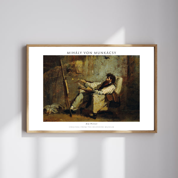 Mihály von Munkácsy-Otoportre