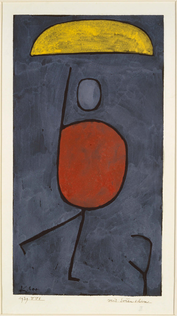 Paul Klee - Şemsiyeli Figür