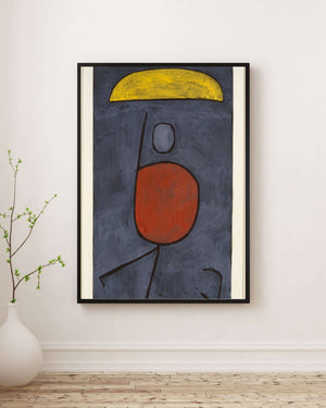 Paul Klee - Şemsiyeli Figür fine art baskı