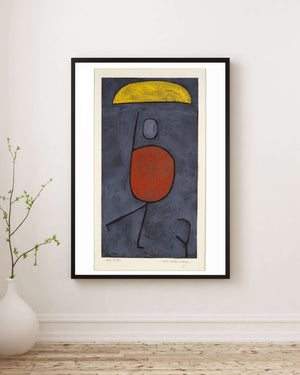 Paul Klee - Şemsiyeli Figür fine art baskı