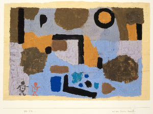 Paul Klee - İki Kaybolmuş Kişiyle Fine Art Baskı