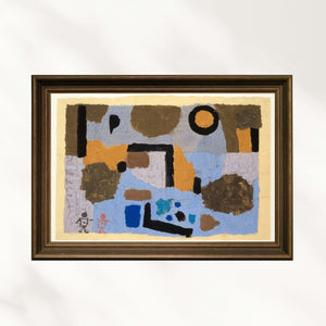 Paul Klee - İki Kaybolmuş Kişiyle Fine Art Baskı