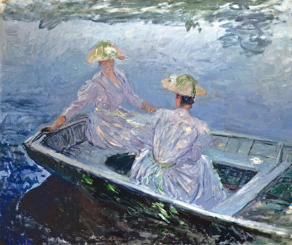 Claude Monet - Mavi Kayık Fine Art Baskı