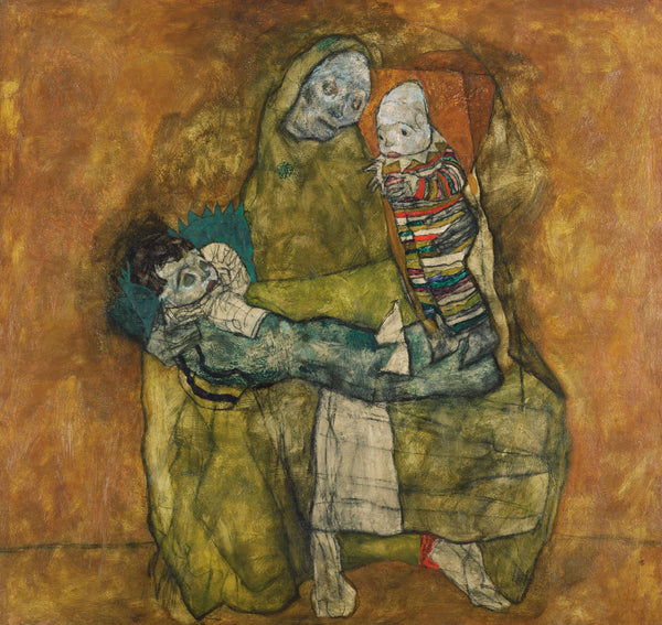 Egon Schiele - Mother with Two Children II