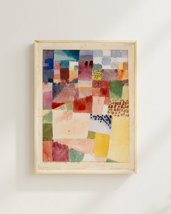 Paul Klee - Hammamet'ten Bir Manzara
