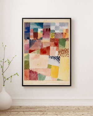 Paul Klee - Hammamet'ten Bir Manzara fine art baskı