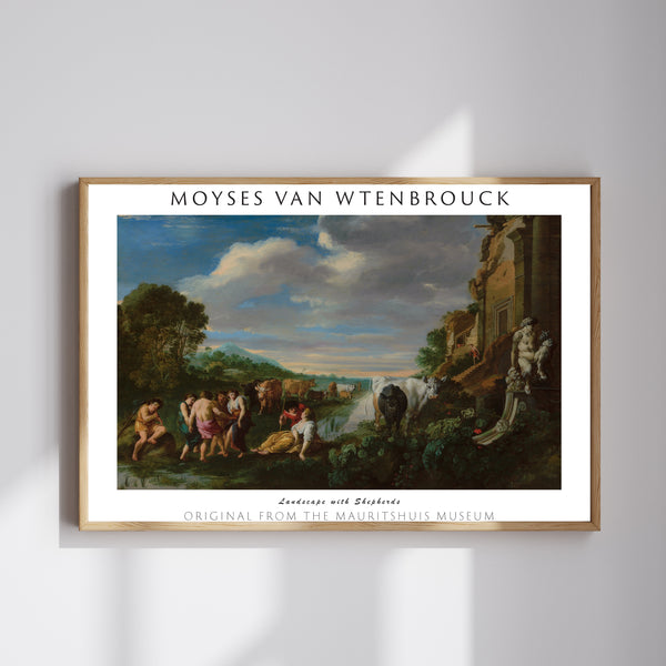 Moyses van Wtenbrouck-Çobanlarla Manzara