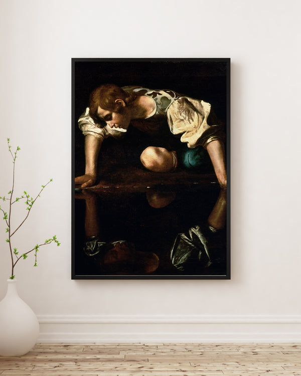 Michelangelo Merisi da Caravaggio - Narkissos fine art baskı
