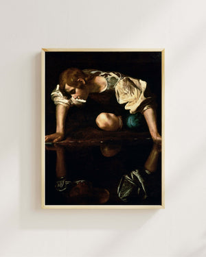 Michelangelo Merisi da Caravaggio - Narkissos fine art baskı