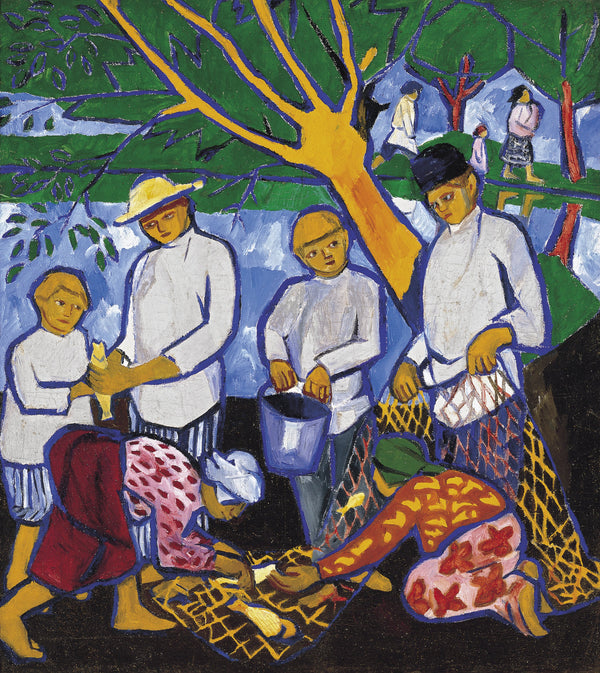 Natalia Goncharova - Balıkçılar