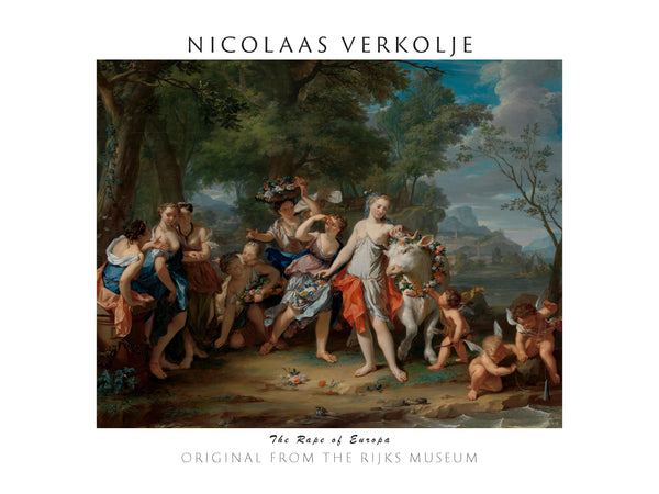 Nicolaas Verkolje - Europa’nın Kaçırılışı fine art baskı