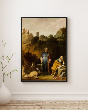 Nicolaes Moeyaert - Hipokrat’ın Demokritos’u Ziyareti poster