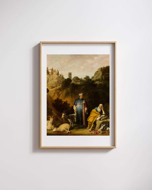 Nicolaes Moeyaert - Hipokrat’ın Demokritos’u Ziyareti fine art baskı