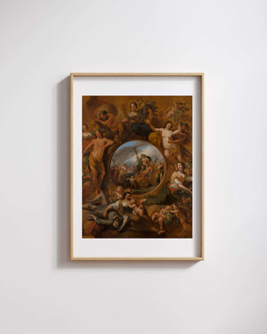Nicolaes Pietersz Berchem - Sonbahar Alegorisi fine art baskı