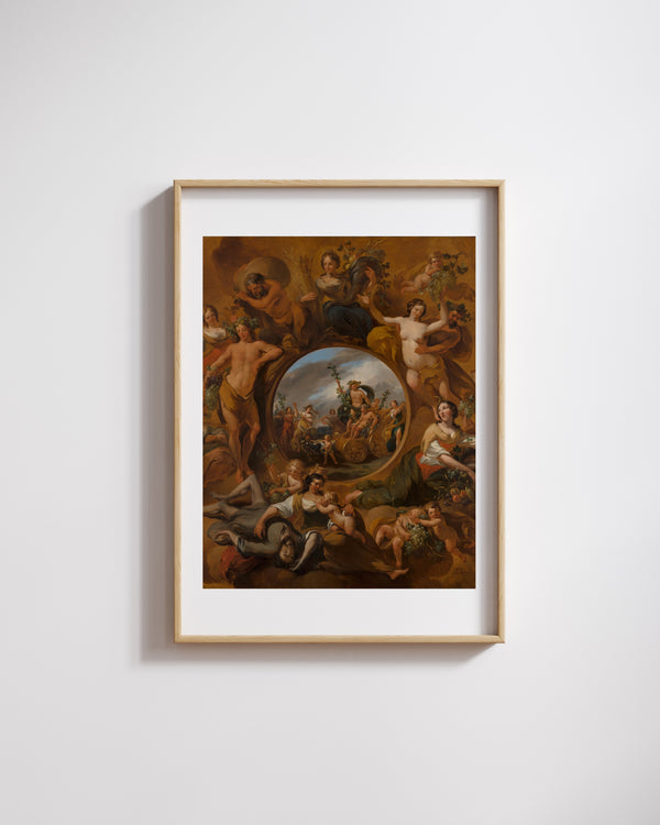 Nicolaes Pietersz Berchem - Sonbahar Alegorisi fine art baskı