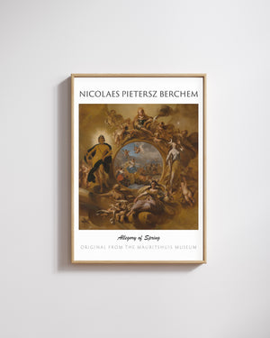 Nicolaes Pietersz Berchem - İlkbahar Alegorisi poster