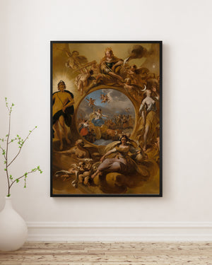 Nicolaes Pietersz Berchem - İlkbahar Alegorisi poster