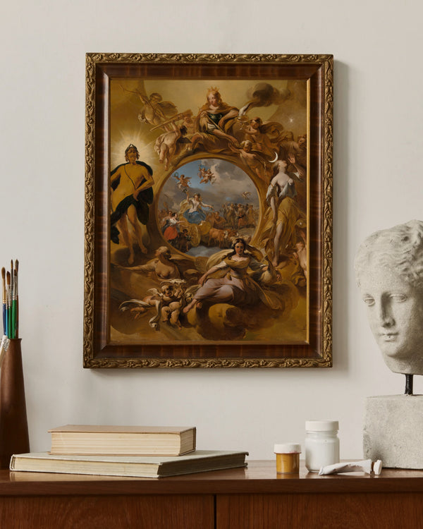 Nicolaes Pietersz Berchem - İlkbahar Alegorisi çerçeve