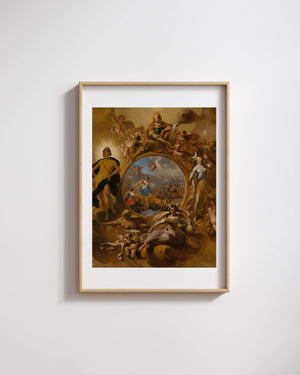 Nicolaes Pietersz Berchem - İlkbahar Alegorisi fine art baskı