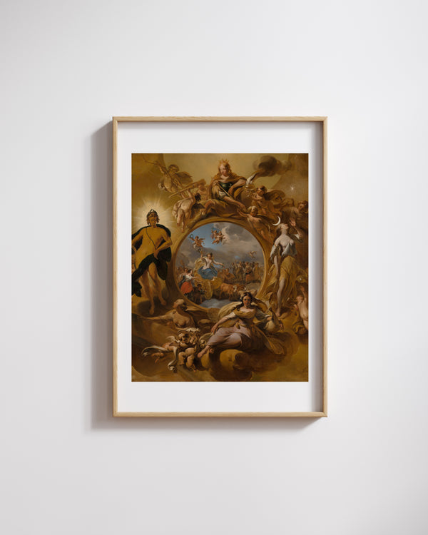 Nicolaes Pietersz Berchem - İlkbahar Alegorisi fine art baskı