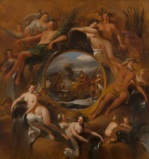 Nicolaes Pietersz Berchem - Kış Alegorisi tablo