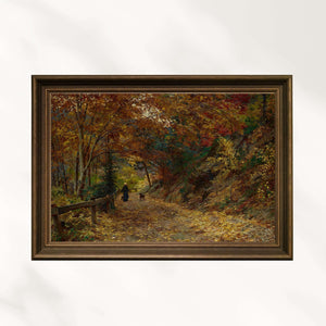 Olga Wisinger-Florian - Dökülen Yapraklar Fine Art Baskı