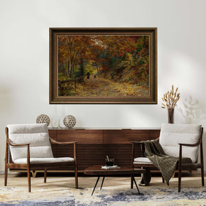 Olga Wisinger-Florian - Dökülen Yapraklar Fine Art Baskı