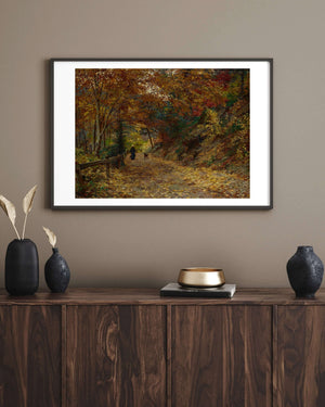 Olga Wisinger-Florian - Dökülen Yapraklar Fine Art Baskı