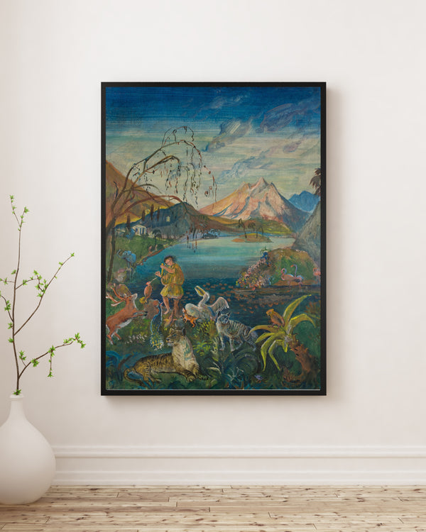 Oskar Laske - Hayvanlar Arasında Orpheus poster