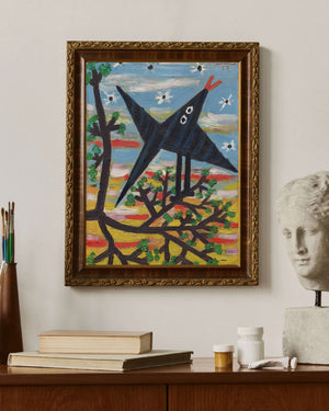 Pablo Picasso - Ağaçtaki Kuş Çerçeve